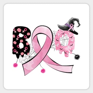 Boo Breast Cancer Halloween Magnet